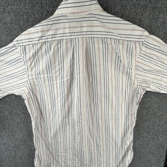 Gitman Bros Tom Wade USA Button Up Shirt Long Sleeve Striped Colorful 15.5 34 - Picture 16 of 16